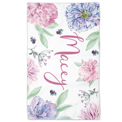 Floral Name Towel