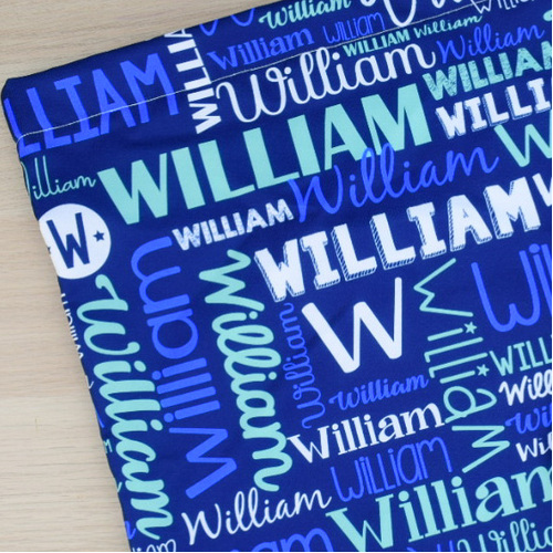 Modern Name Bag (Blue Green)