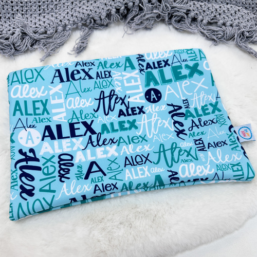 Pencil Case (Mint Navy Teal)