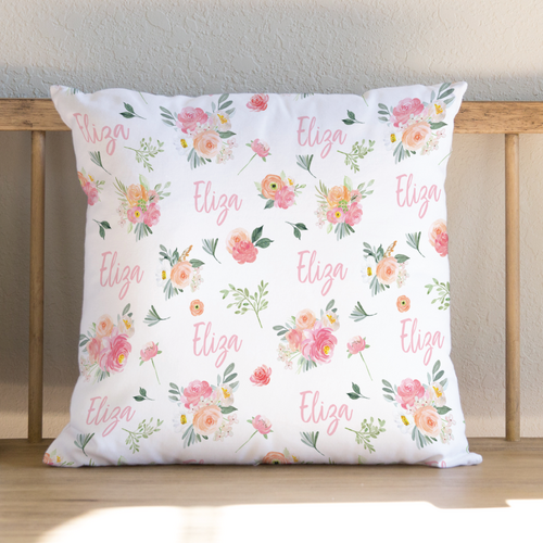Pastel Blooms Cushion