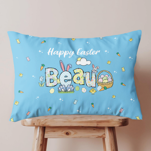 Easter Pillowcase (Blue)
