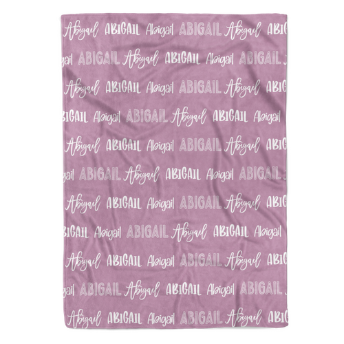 Personalised Name Repeat Blanket (Pram)