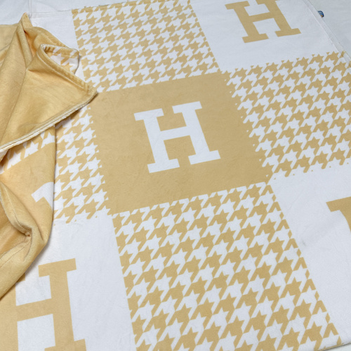 Personalised Houndstooth Blanket (Pram/Bassinet)