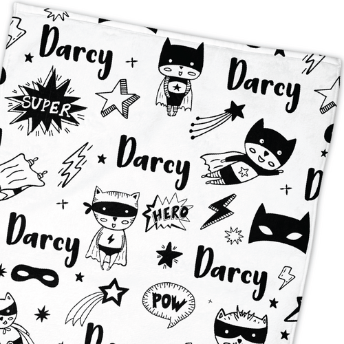 Superhero Name Towel (Junior)