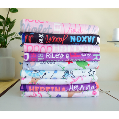 Minky Name Blankets